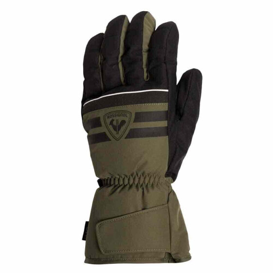 Перчатки мужские Rossignol Tech Impr warm hand fiberfil waterproof glove Imp´R Oxford Neoprene Bemberg White piping