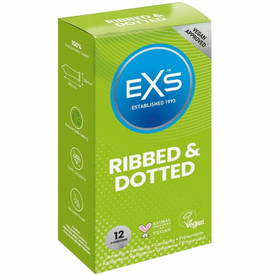 Презервативы EXS Ribbed 12 штук