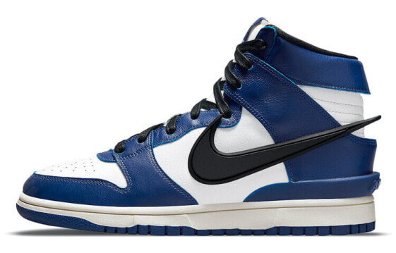 AMBUSH x Nike Dunk High deep royal 耐磨防滑 高帮 板鞋 男女同款 皇家蓝 / Кроссовки Nike Dunk High CU7544-400