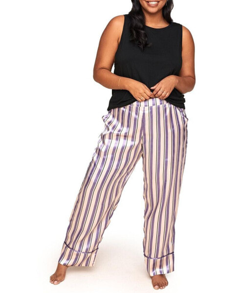 Plus Size Alania Pajama Tank & Pants Set