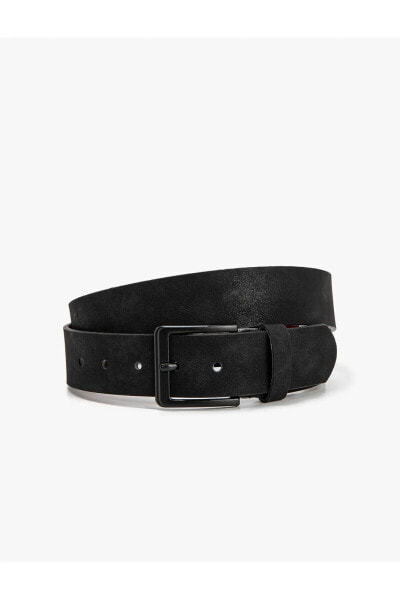 Ремень Koton Leather Look Buckle Detail