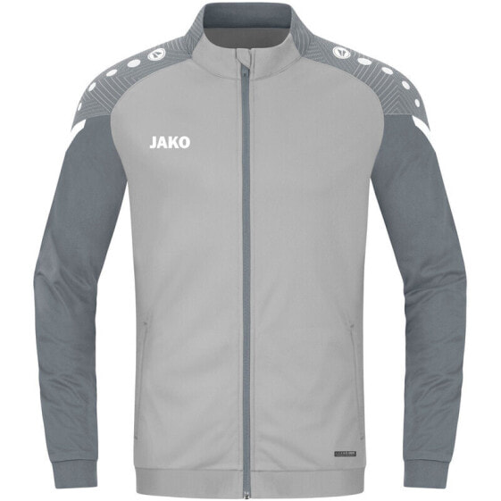 JAKO Performance Polyesterjacke Herren Soft Grey/steingrau M