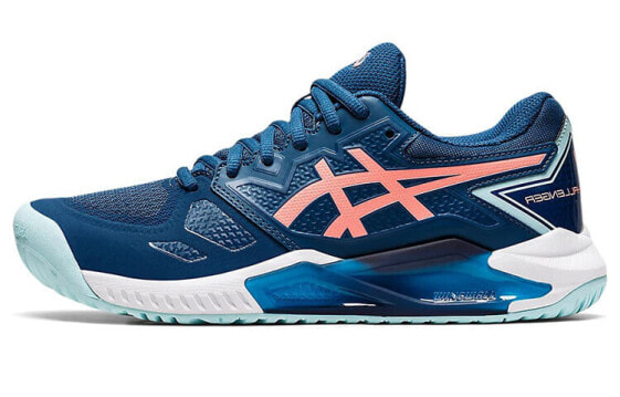 Кроссовки женские Asics Gel-Challenger 13 低帮 сине-розовые