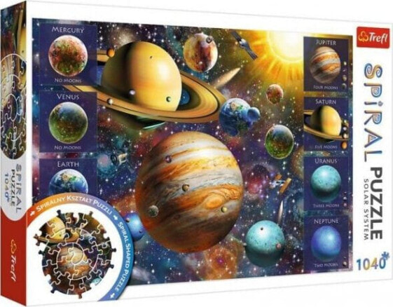 Trefl Puzzle Spiralne - Układ Słoneczny- 1040 el.