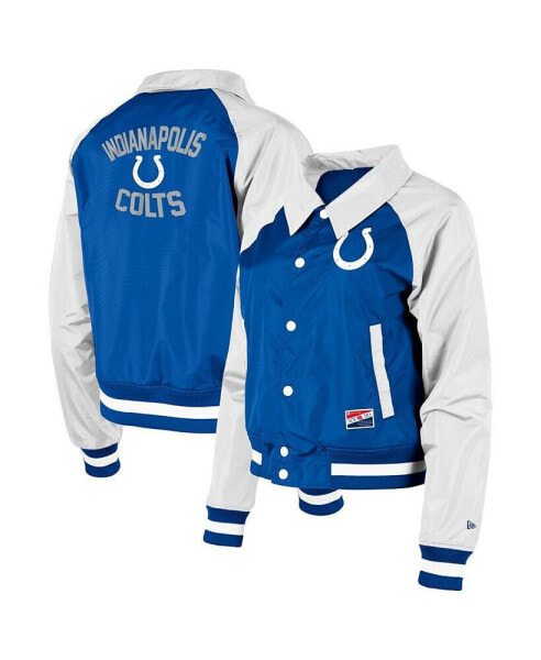Свитшот женский New Era куртка Raglan Indianapolis Colts Full-Snap