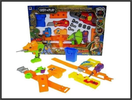 Игровой набор Hipo Dino tool set 17 pieces Playsets (Игровые наборы)