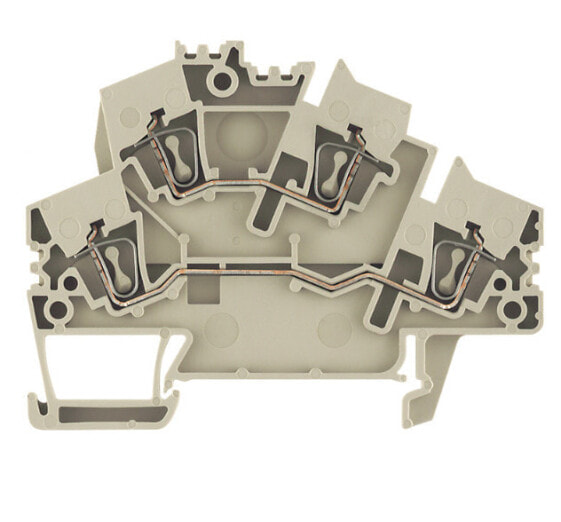 Weidmüller Mehrstock-Reihenklemme ZDKPE 2.5-2 DB+BR BED OR - 5.1 mm - 59.5 mm - 72.5 mm