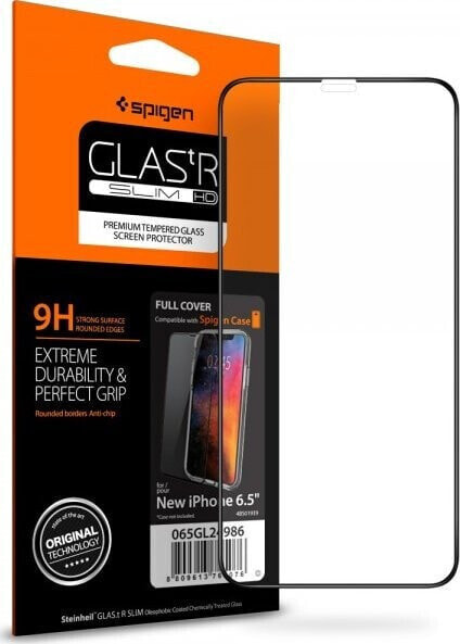 Spigen Szkło hartowane Glass FC HD 1 Pack, black - iPhone 11 Pro Max/iPhone XS Max