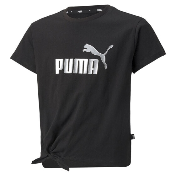 PUMA Ess+ Logo Knotted short sleeve T-shirt