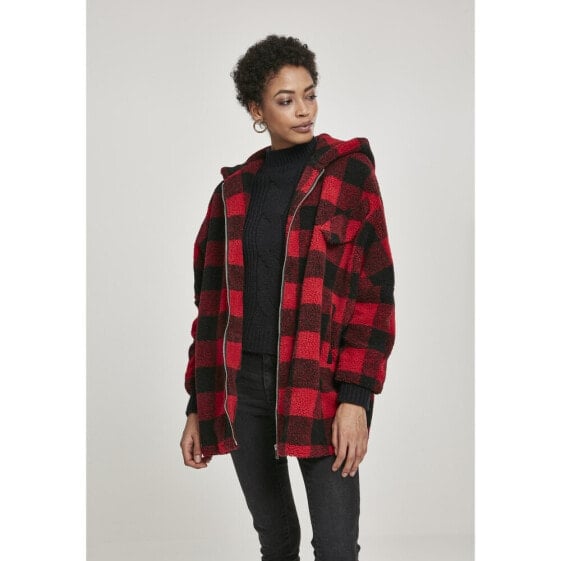 URBAN CLASSICS Hooded Check Parka