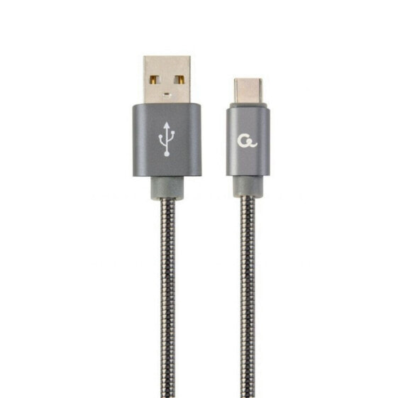 Кабель USB-C — USB-C Cablexpert CC-USB2S-AMCM-1M-BG
