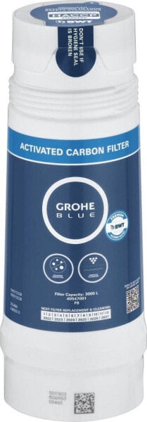 Grohe Blue - Filtr z węglem aktywnym, do wody o twardości poniżej 9st. dKH, (40547001)