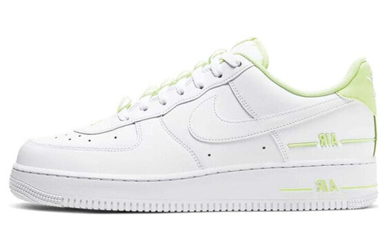 Кроссовки Nike Air Force 1 Low Double Air Low White Barely Volt (Белый)