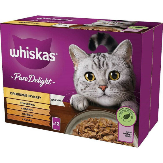 Корм для котов Whiskas Pure Delight Курица индейка утка птицы 12 x 85 g