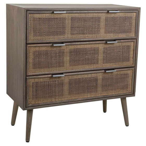 Chest of drawers Alexandra House Living Grey Pine MDF Wood 38 x 78 x 75 cm