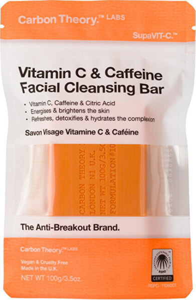 Facial Cleansing Soap Vitamin C & Caffeine (Facial Cleansing Bar) 100 g