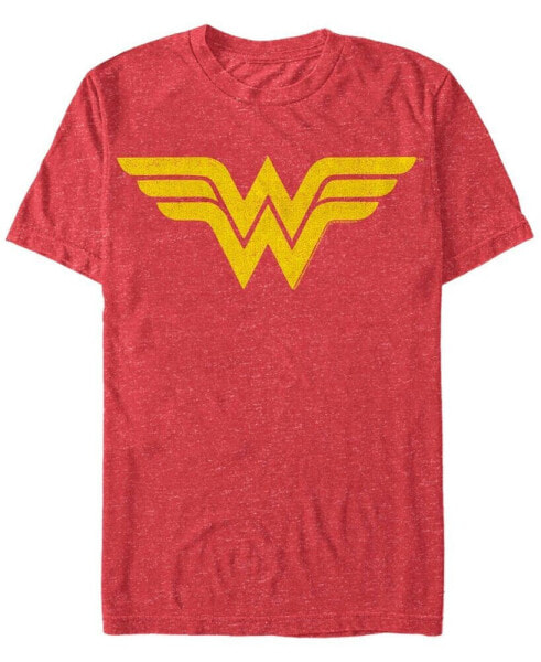 Men's Wonder Woman One Color Logo Short Sleeve T-shirt
