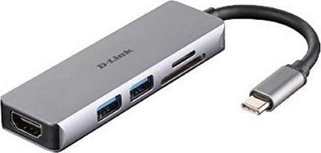 Stacja/replikator D-Link 5w1 USB-C (DUB-M520)