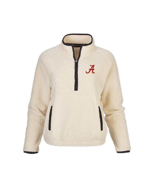 Women's Natural Alabama Crimson Tide Everest Half-Zip Top