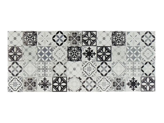 Ковер OZAIA MOSAÏ Schwarz-Weiß 66 x 160 см