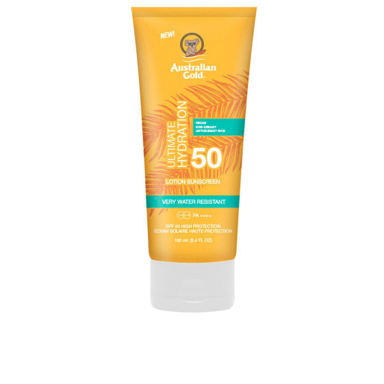 Australian Gold Ultimate Hydration Sunscreen Lotion SPF 50 Увлажняющий водостойкий солнцезащитный лосьон 100 мл