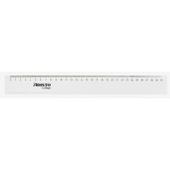 Aristo AR23030 - Desk ruler - Polystyrol - Transparent - cm - 30 cm