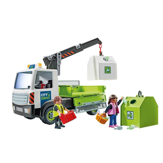 PLAYMOBIL Container Waste Truck Construction Game