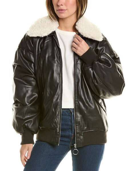 Weworewhat Bomber Jacket Women's Black L