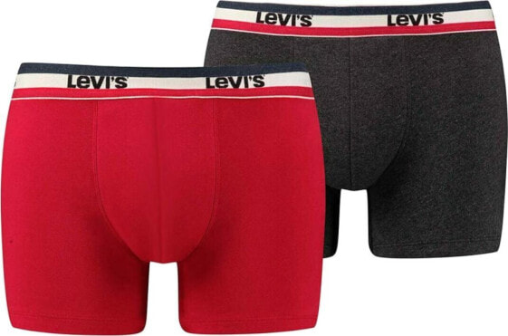 Levi`s Levi's Boxer 2 Pairs Briefs 37149-0205 Czerwone S