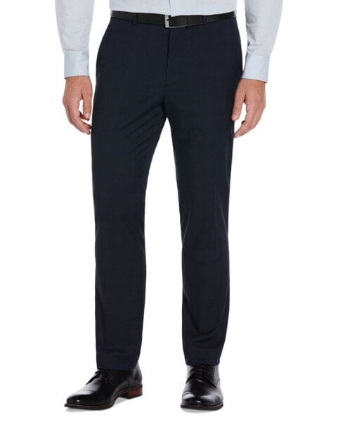 Men's Slim Fit Stretch Plaid Suit Pants