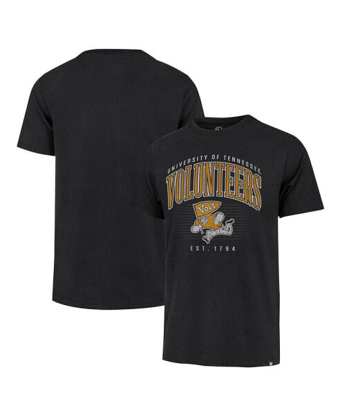 Men's Black Tennessee Volunteers Double Header Franklin T-Shirt