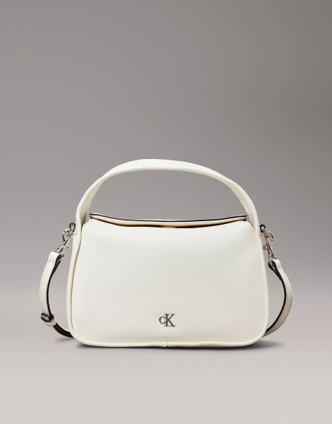 Calvin Klein Jeans Small Handbag in Ivory