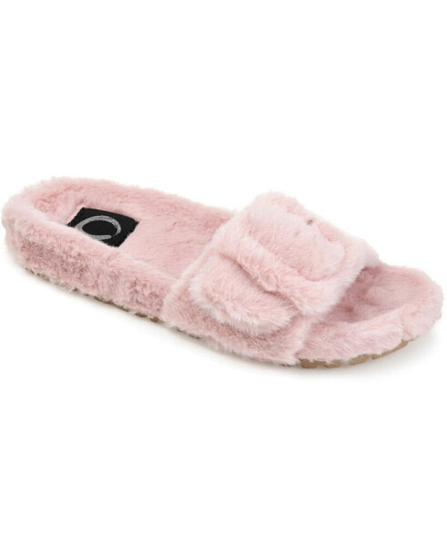 Women's Shadow Faux Fur Slide Slipper