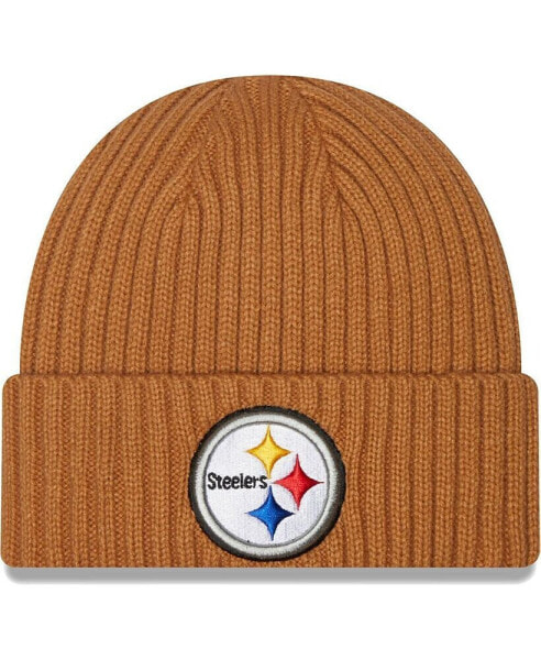 Men's Brown Pittsburgh Steelers Core Classic Cuffed Knit Hat