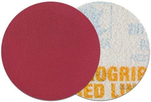 INDASA Rhynogrip Red Line Discs D75 - Eccentric Sanding Discs 75 mm - Velcro Disc - Professional Sandpaper - Grain 40