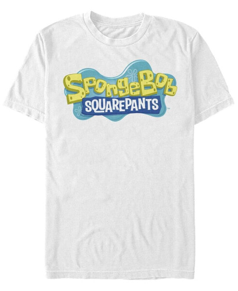 Men's SpongeBob Logo Short Sleeve Crew T-shirt