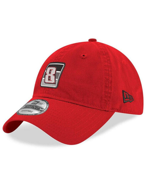 Men's Scarlet Kyle Busch 9TWENTY Side Patch Adjustable Hat