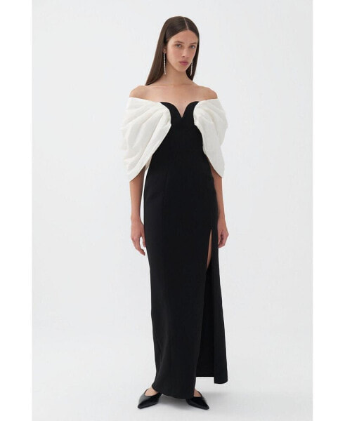 Women's Off The Shoulder Maxi Dress