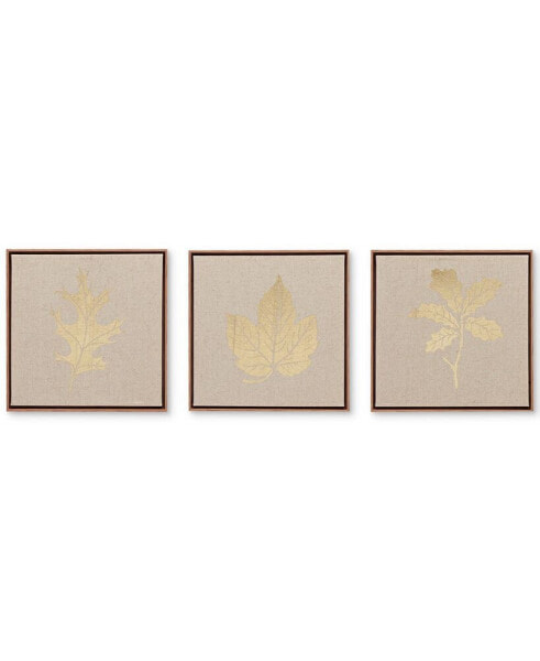 Golden Harvest 3-Pc. Framed Canvas Print Set