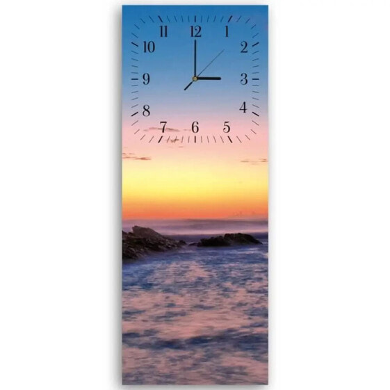 Wanduhr - Sonnenuntergang auf dem Meer