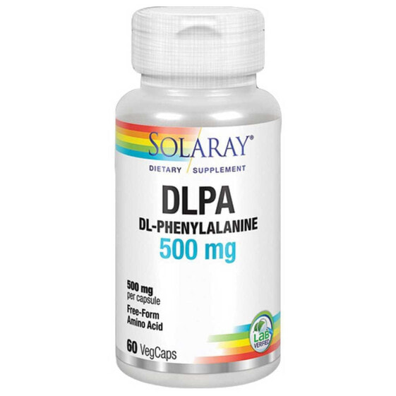 SOLARAY DLPA DL-Phenylalanine 500mgr 60 Units