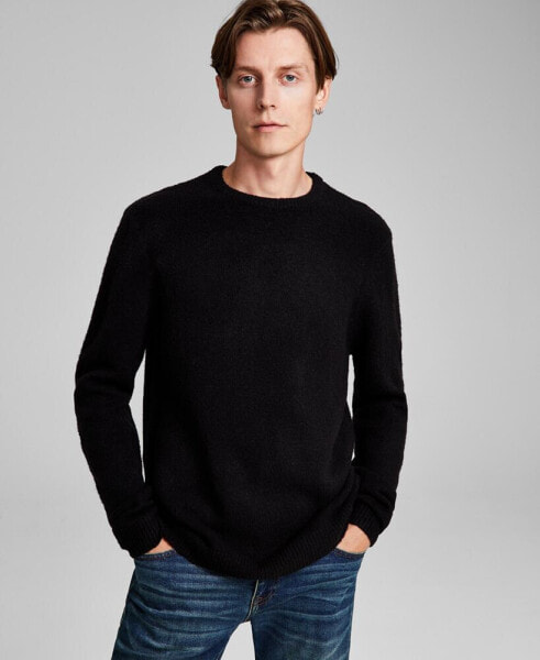 Men's Regular-Fit Bouclé Sweater, Created for Macy's