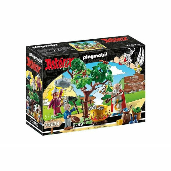 Playset Playmobil Getafix with the cauldron of Magic Potion Astérix 70933 57 Предметы
