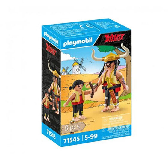 PLAYMOBIL Asterix: Sopalajo De Arriérez Torrezno And Pepe Construction Game