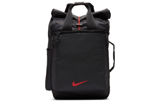 Nike 耐克 抽带搭扣大容量 聚酯纤维 书包背包双肩包 男女同款情侣款 黑色 / Рюкзак Nike BA5538-070