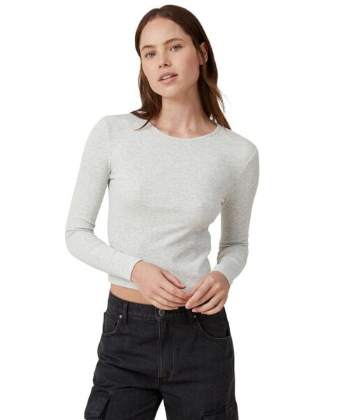 Women's The One Ribbed Crew-Neck Top