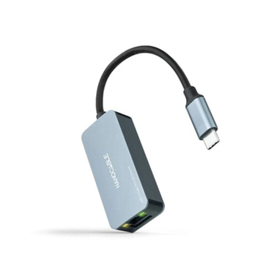 Адаптер сетевой USB-C на RJ45 NANOCABLE 10.03.0410 Серый