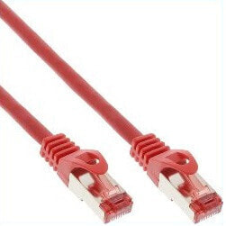 InLine Patch Cable S/FTP PiMF Cat.6 250MHz PVC CCA red 10m