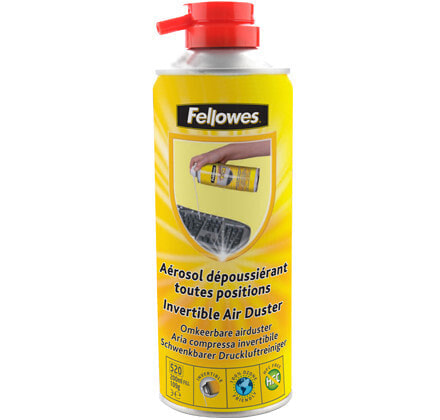 Fellowes 9974804 - Equipment cleansing air pressure cleaner - Hard-to-reach places - Yellow - 200 g - 188 x 64 x 64 mm - 520 / 200ml