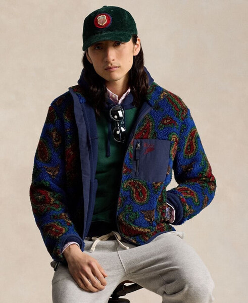 Men's Paisley Pile Fleece Jacket